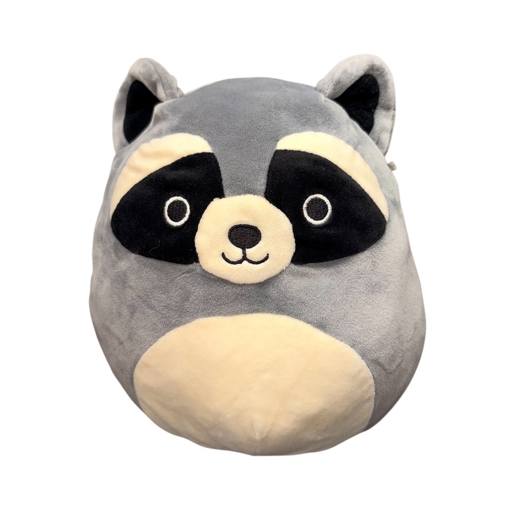 Squishmallows Randy the Raccoon 8 Inch Grey‎ Plush Stuffed Animal Kellytoy 2018